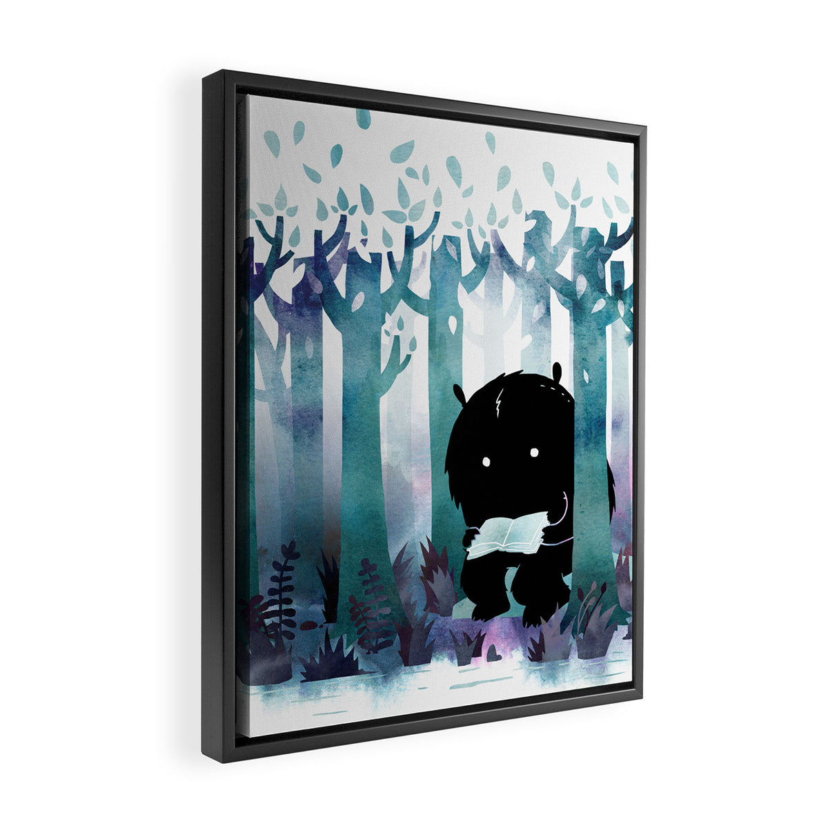 A Quiet Spot Framed Canvas Print Gallery Image 2