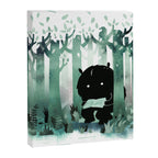 A Quiet Spot (in green) Canvas Print Gallery Image 8
