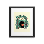 A Quiet Summer Spot (Monster Book Lover) Framed Art Print Gallery Image 5