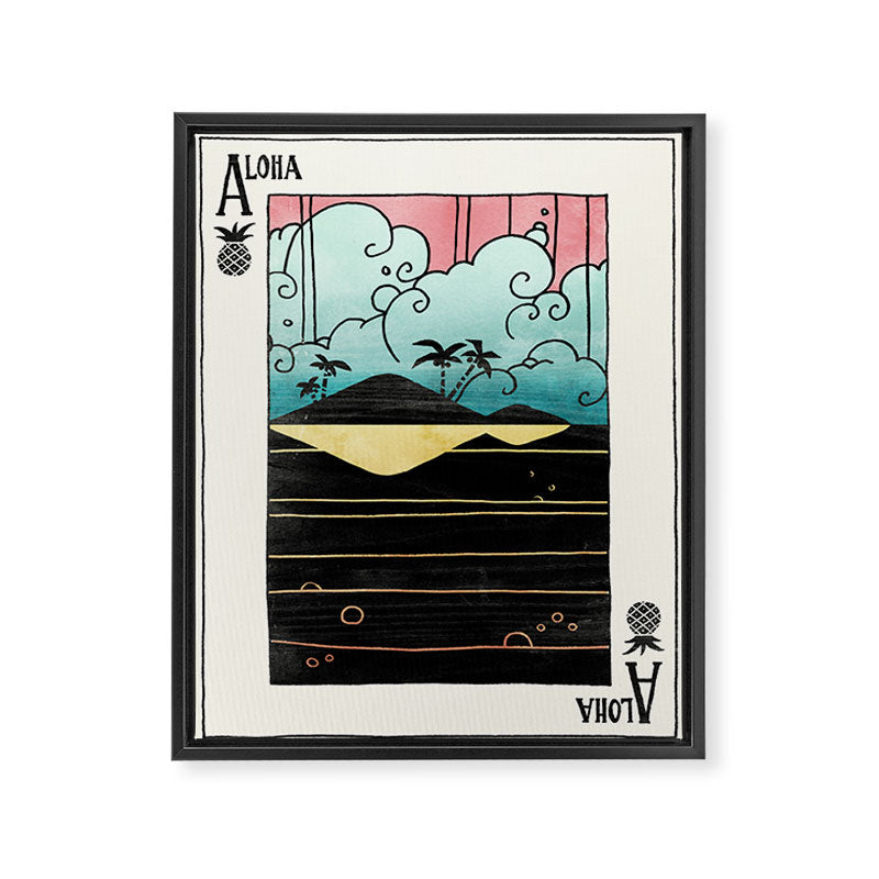 Ace of Aloha Framed Canvas Print Gallery Image 6