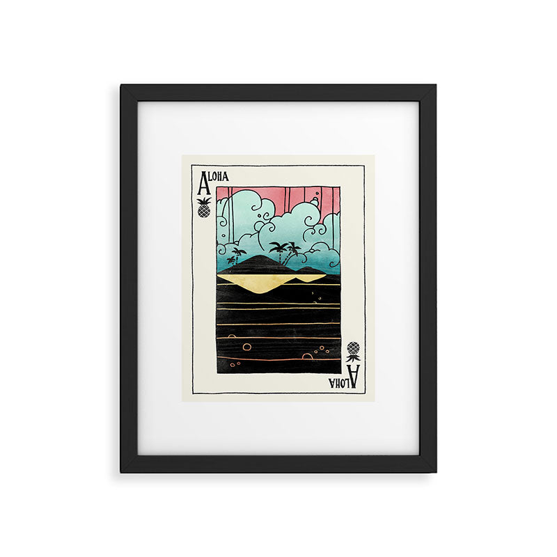 Ace of Aloha Framed Art Print Gallery Image 5