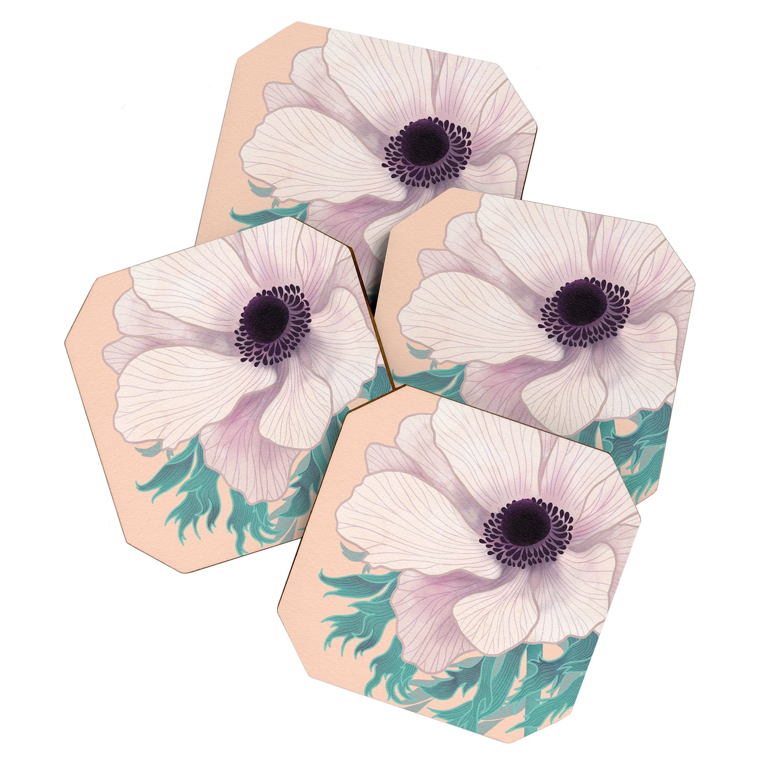 Anemone Flower Coaster Gallery Image 1