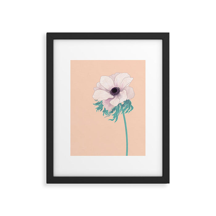 Anemone Flower Framed Art Print Gallery Image 1