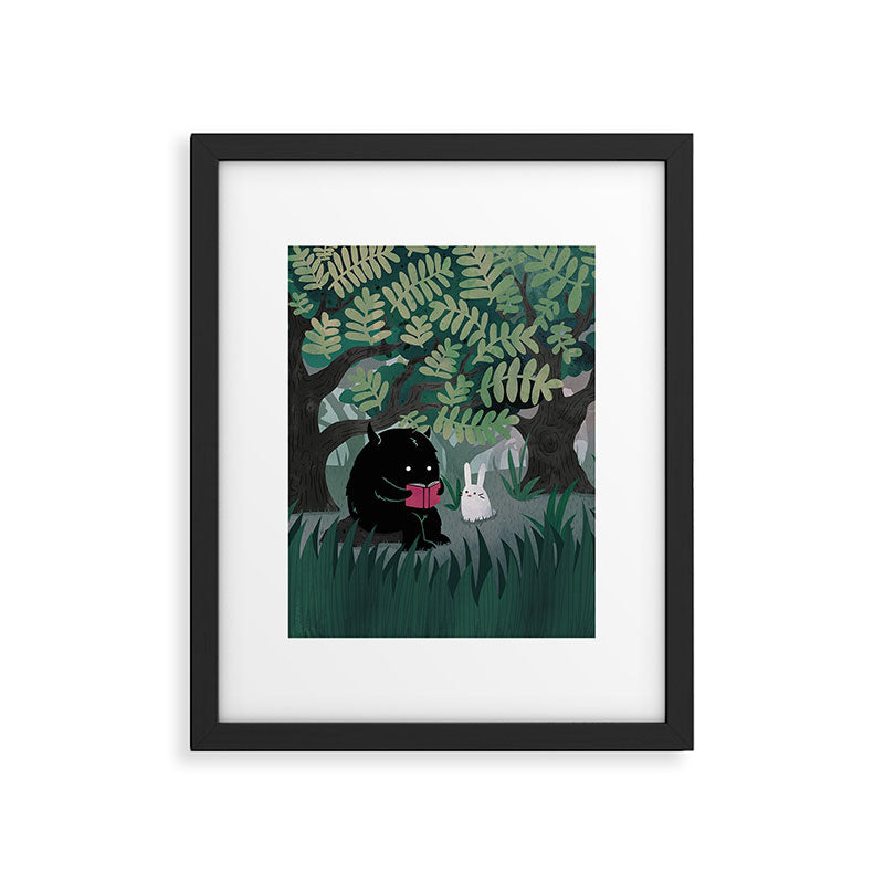 Another Quiet Spot (in Green) Framed Art Print Gallery Image 5