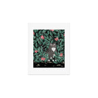Butterfly Garden (Tabby Cat Version) Art Print Gallery Image 1