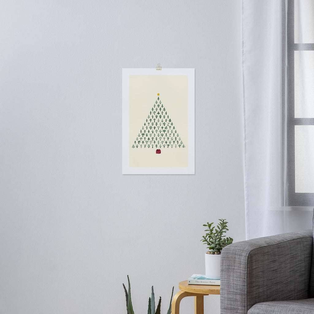 Christmas Treeangle Art Print Gallery Image 3