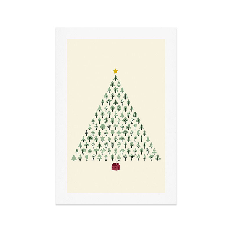 Christmas Treeangle Art Print Gallery Image 1