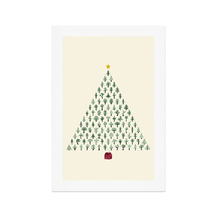 Christmas Treeangle Art Print Gallery Image 1