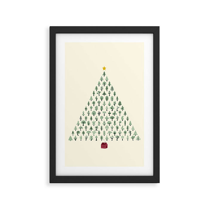 Christmas Treeangle Framed Art Print Gallery Image 1