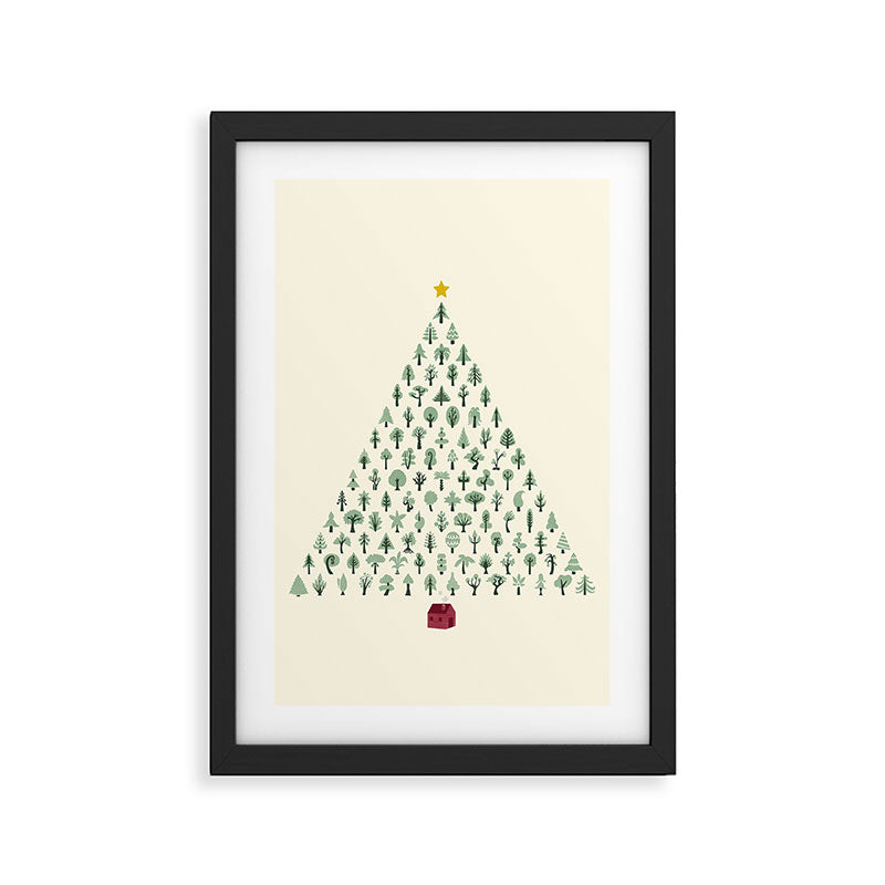 Christmas Treeangle Framed Art Print Gallery Image 2