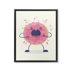 Donut Tantrum Framed Canvas Print Gallery Image 6