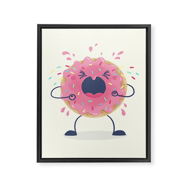 Donut Tantrum Framed Canvas Print Gallery Image 6
