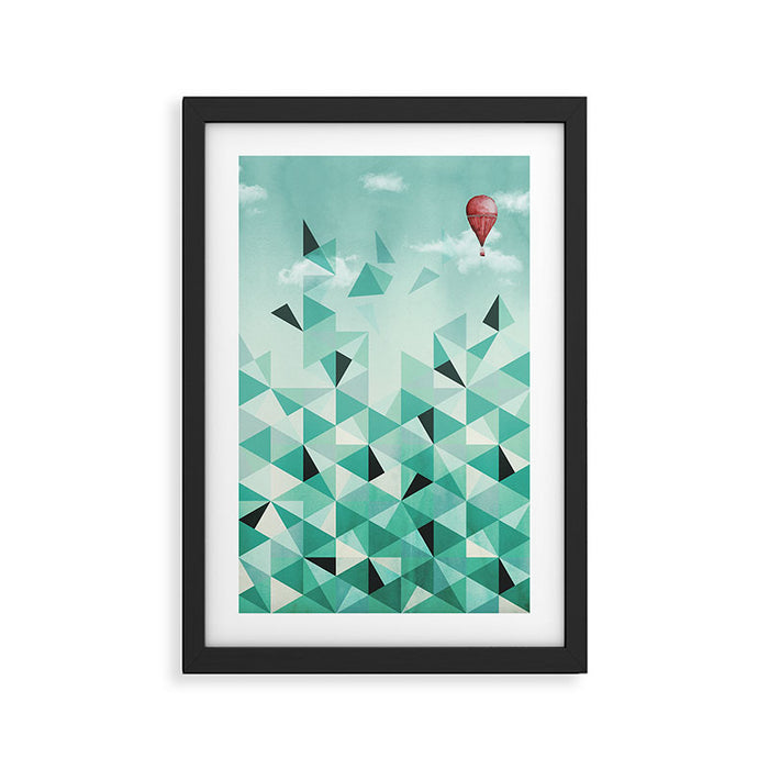 Emerald City (Blue Sky Version) Framed Art Print Gallery Image 1