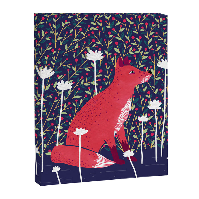 Fox in the Garden Canvas Print Gallery Image 1