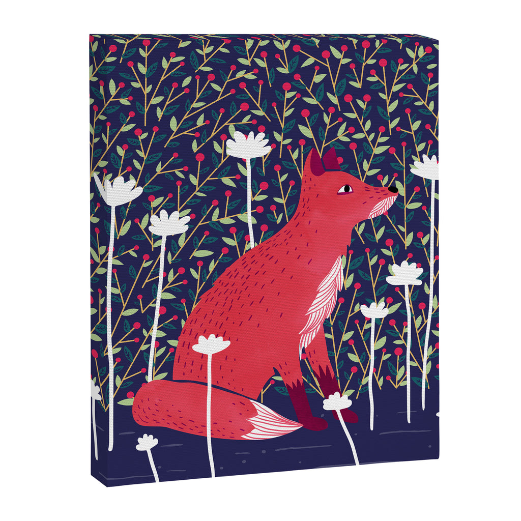 Fox in the Garden Canvas Print Gallery Image 8