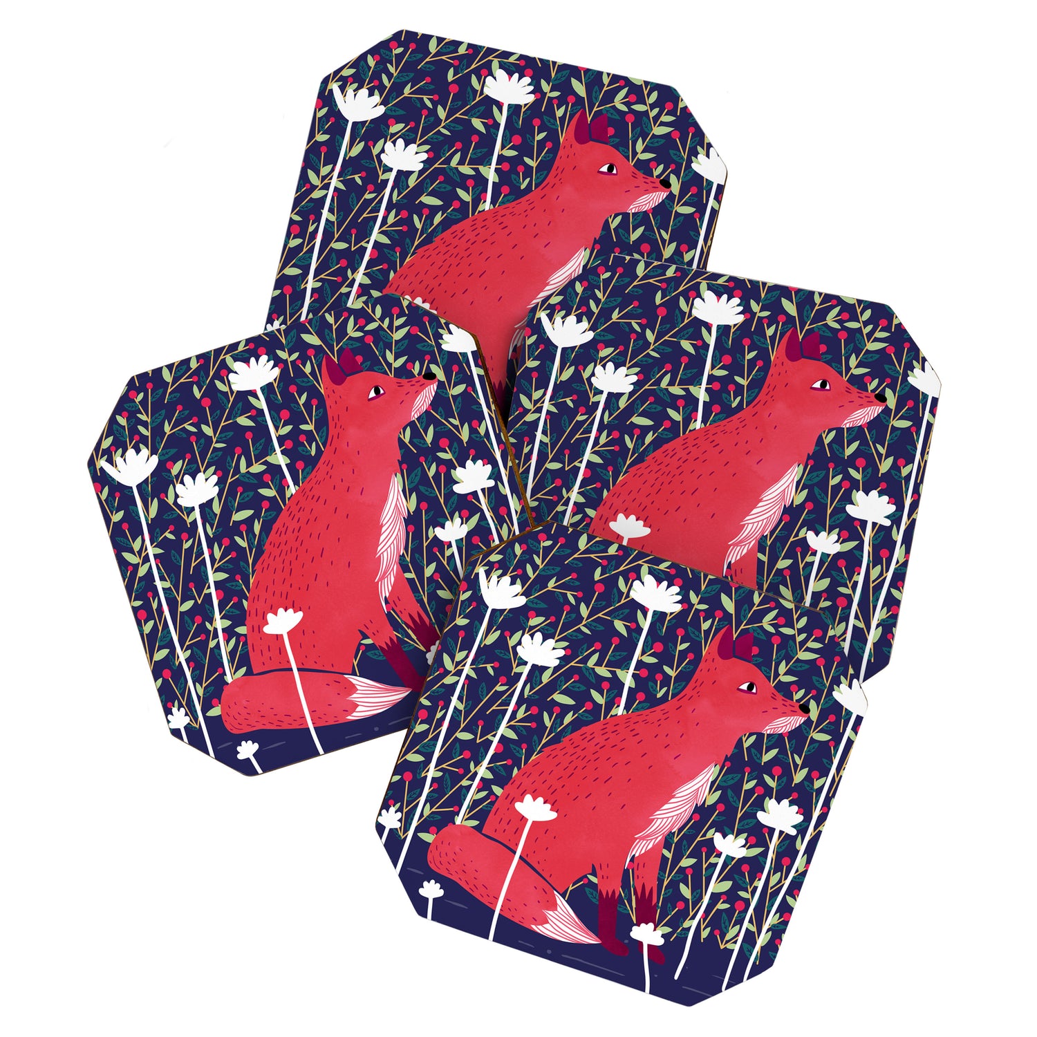 Fox in the Garden Coaster Gallery Image 1
