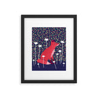 Fox in the Garden Framed Art Print Gallery Image 6