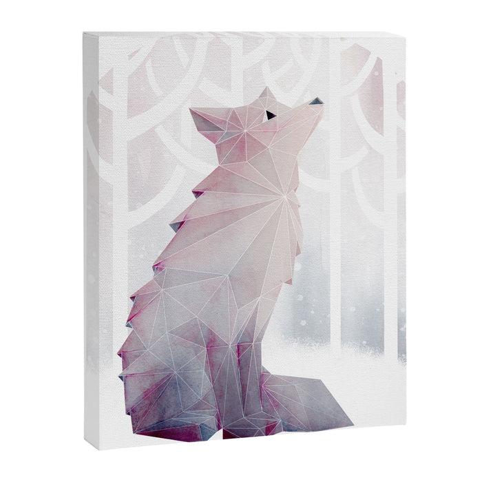Fox in the Snow Canvas Print Gallery Image 1
