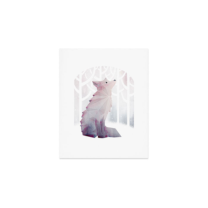 Fox in the Snow Art Print Gallery Image 1