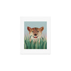 Happy Shiba in the Grass (Sunrise Dog) Art Print Gallery Image 1