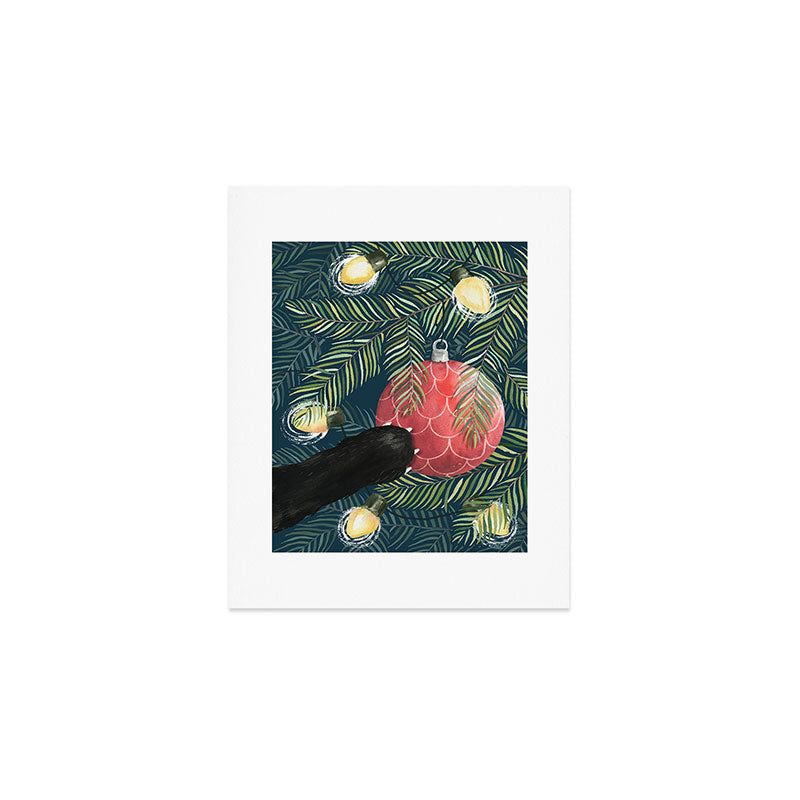 Here Comes Santa Claws Art Print Gallery Image 1