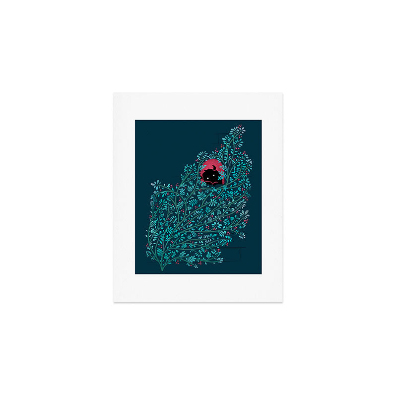 Introvert (Monster in the Window) Art Print Gallery Image 1