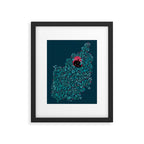 Introvert (Monster in the Window) Framed Art Print Gallery Image 4