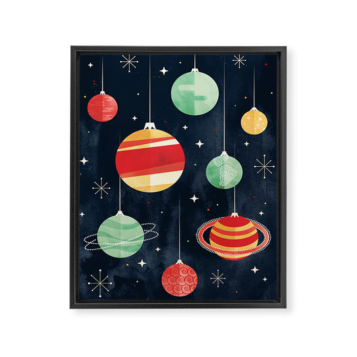 Joy to the Universe Framed Canvas Print Gallery Image 1