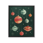 Joy to the Universe (on Green) Framed Canvas Print Gallery Image 6