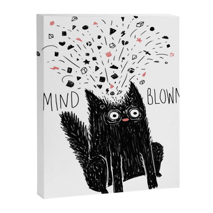 MIND BLOWN. Canvas Print Gallery Image 1