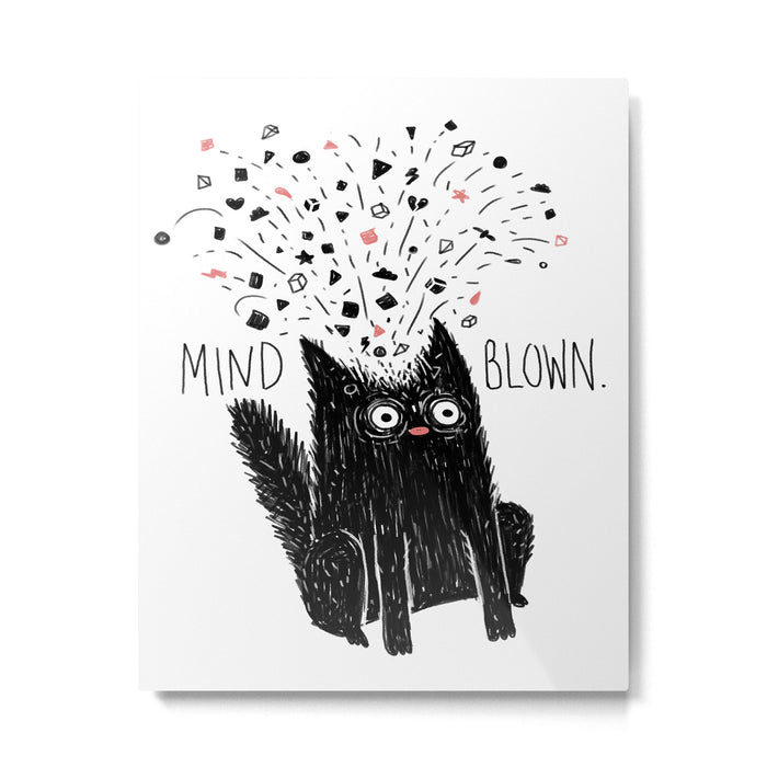 MIND BLOWN. Metal Print Gallery Image 1