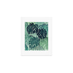 Monstera Melt (in Green) Art Print Gallery Image 1