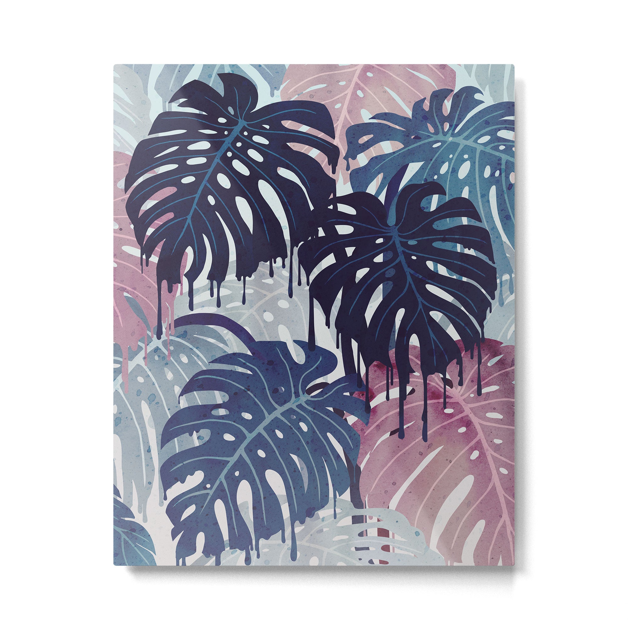 Monstera Melt Metal Print Gallery Image 6