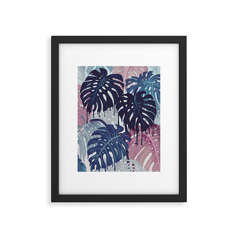 Monstera Melt Framed Art Print Gallery Image 6