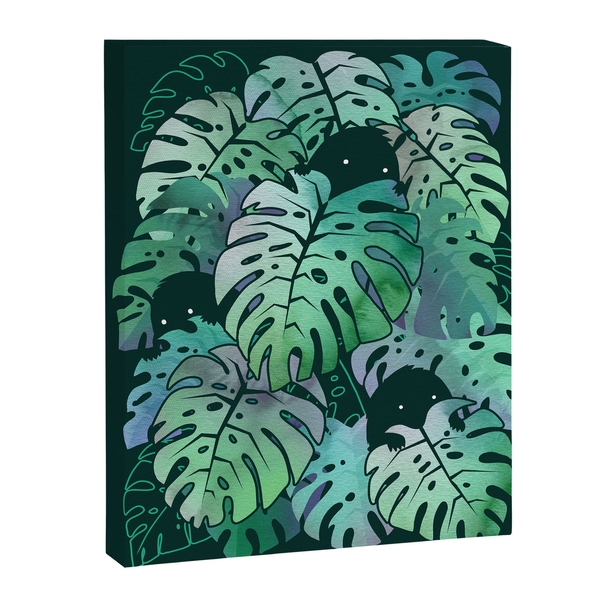 Monstera Monsters Canvas Print Gallery Image 6