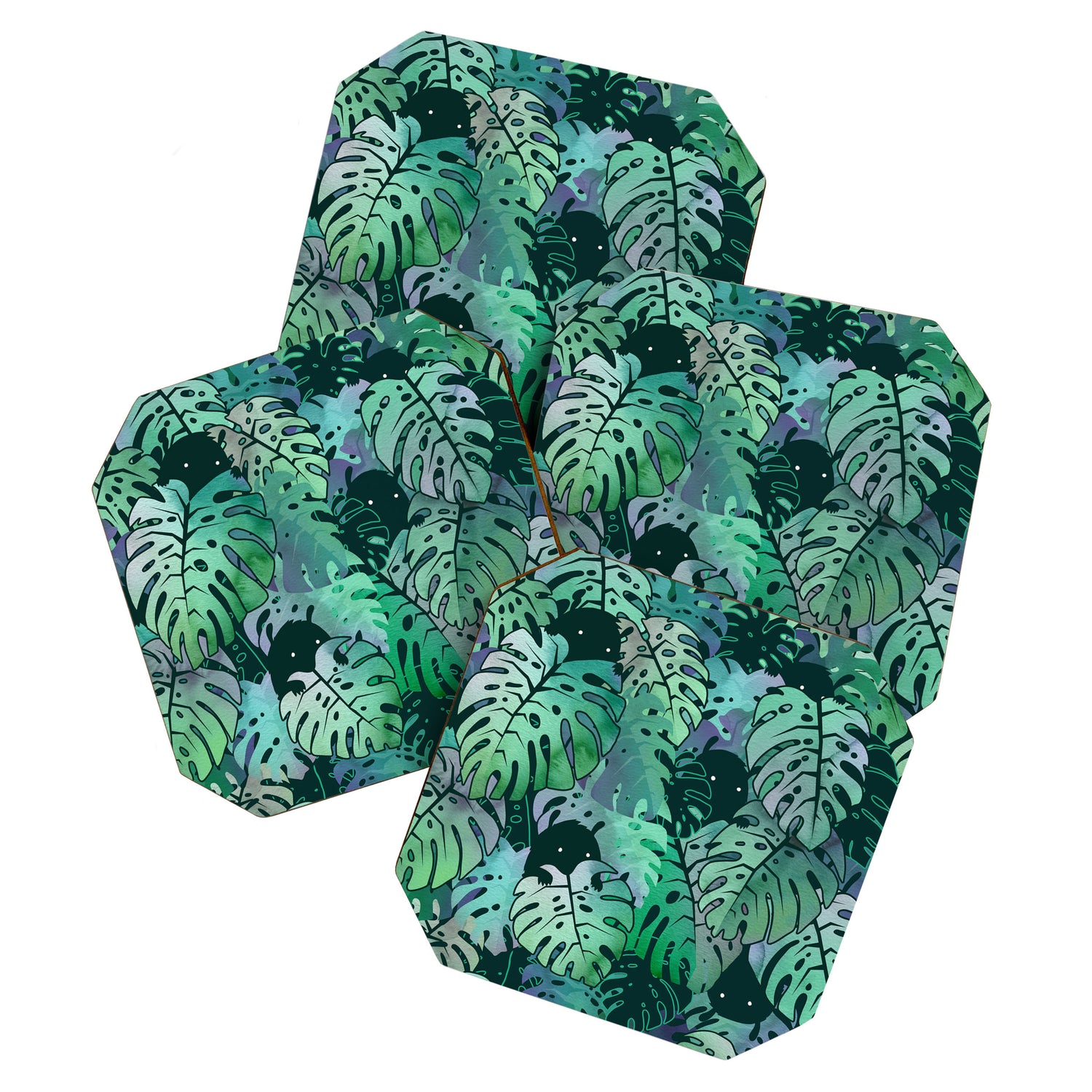 Monstera Monsters Coaster Gallery Image 1