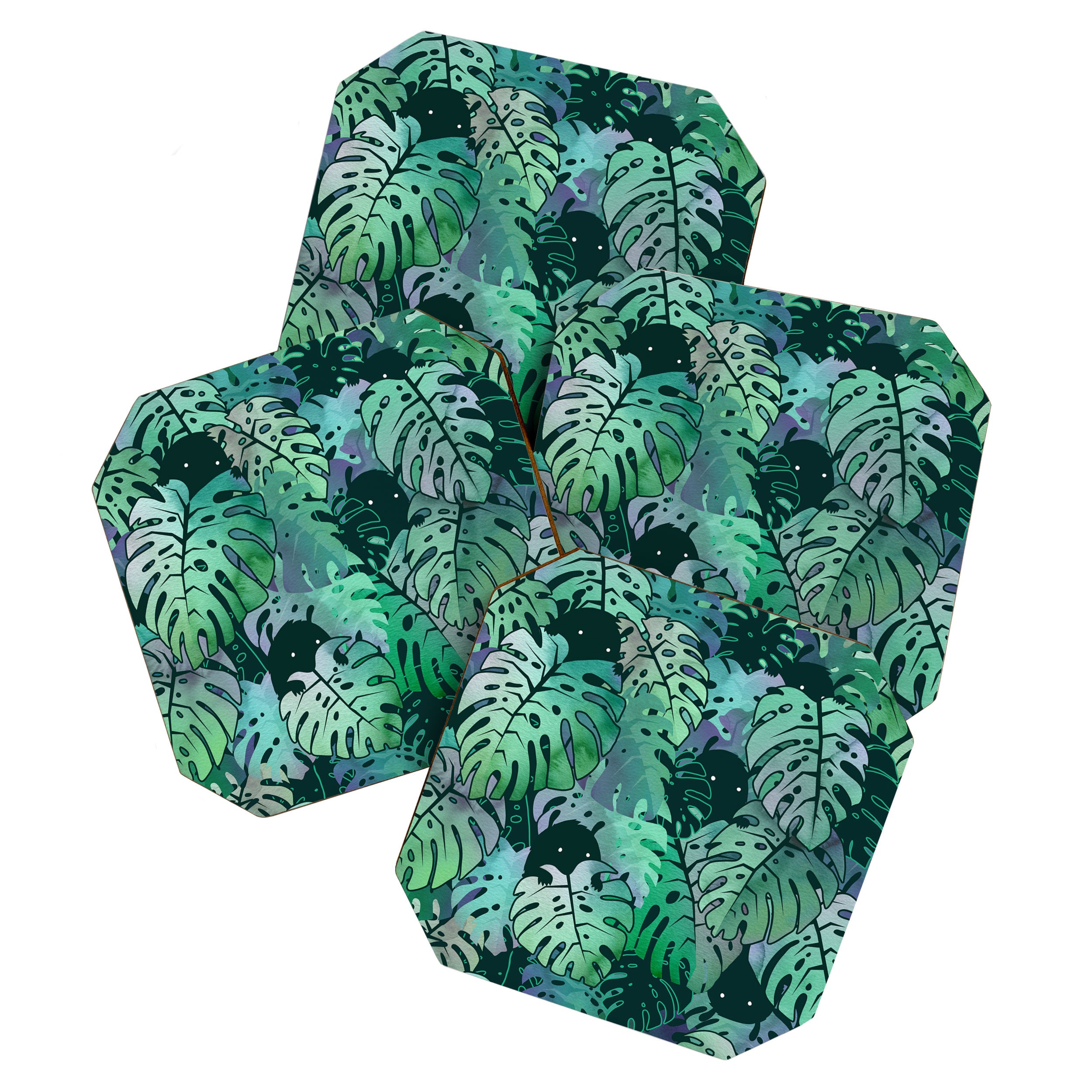 Monstera Monsters Coaster Gallery Image 1