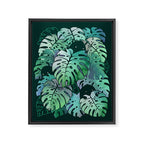 Monstera Monsters Framed Canvas Print Gallery Image 6