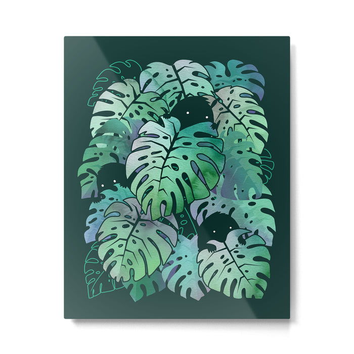 Monstera Monsters Metal Print Gallery Image 1