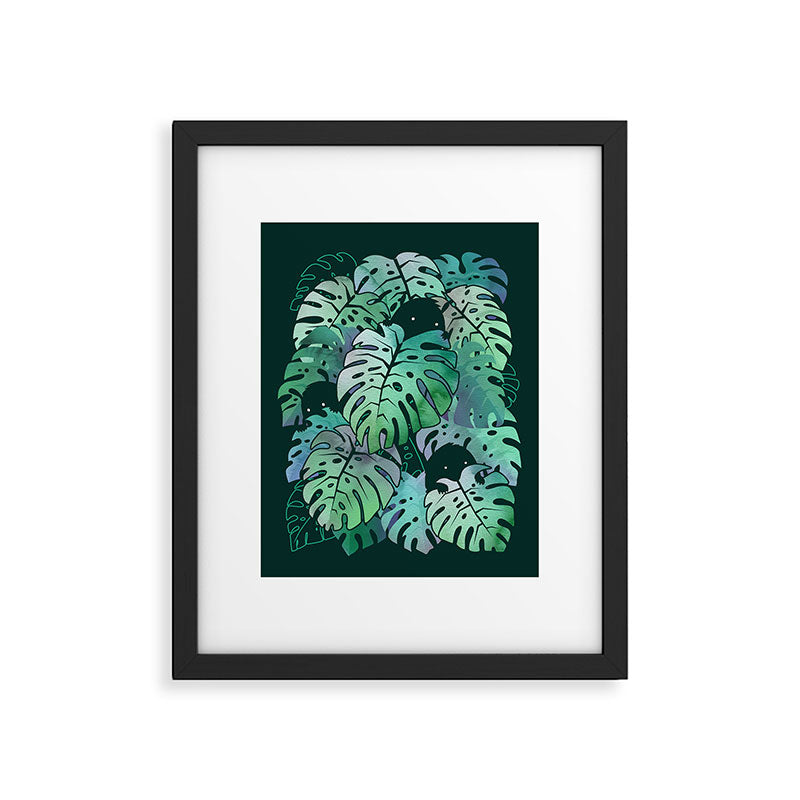 Monstera Monsters Framed Art Print Gallery Image 5