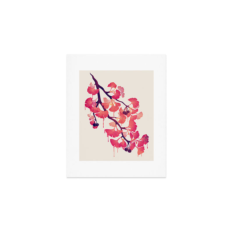 O Ginkgo Art Print Gallery Image 1