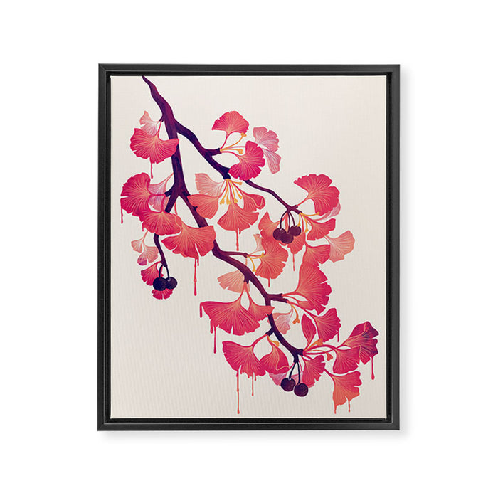 O Ginkgo Framed Canvas Print Gallery Image 1