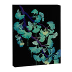 O Ginkgo (on Black) Canvas Print Gallery Image 6
