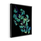 O Ginkgo (on Black) Framed Canvas Print Gallery Image 2