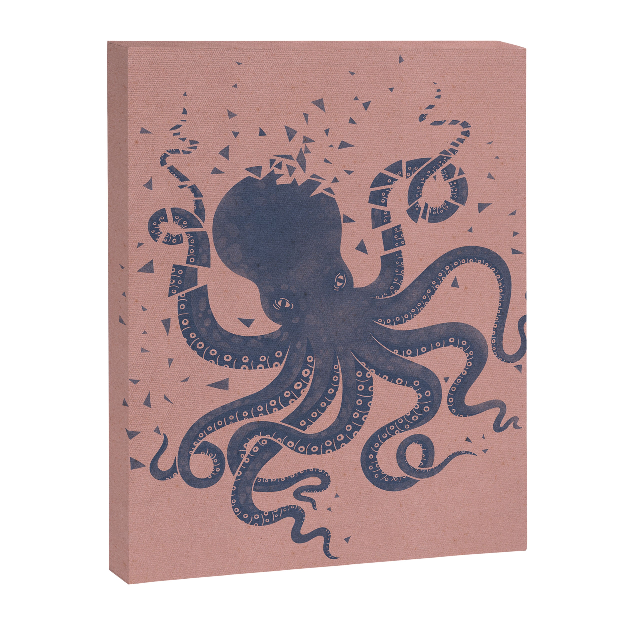 Octopus in the Deep Pastel Version Canvas Print Gallery Image 6
