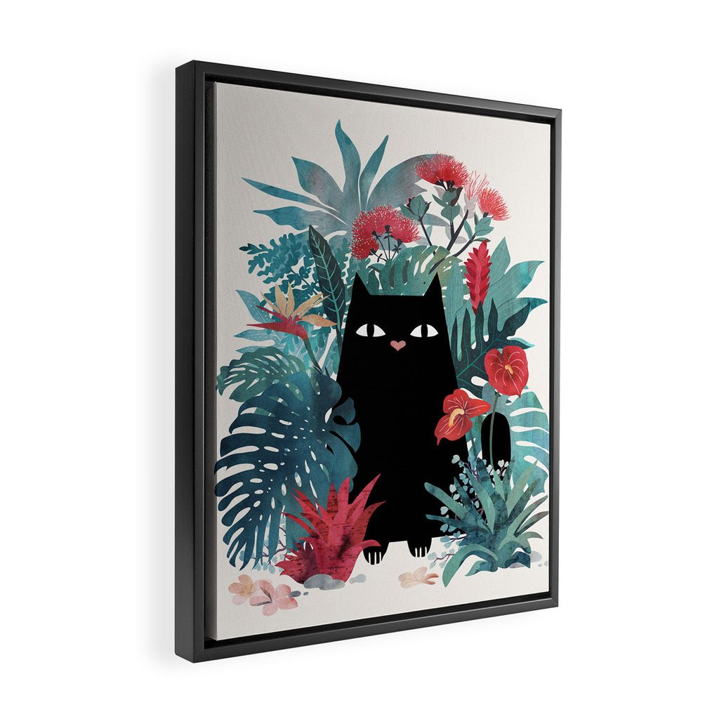 Popoki Framed Canvas Print Gallery Image 2