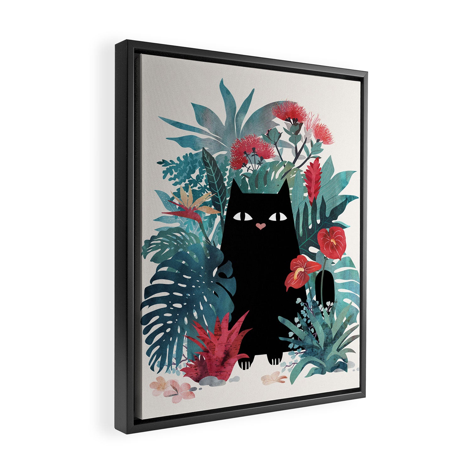 Popoki Framed Canvas Print Gallery Image 2