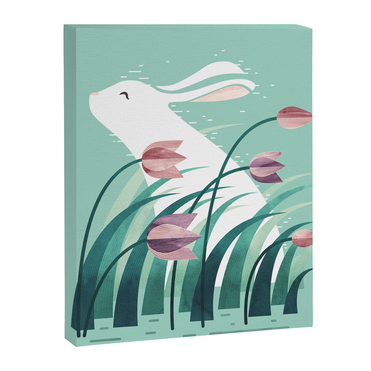 Rabbit, Resting Canvas Print Gallery Image 6