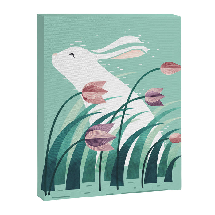 Rabbit, Resting Canvas Print Gallery Image 1