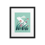 Rabbit, Resting Framed Art Print Gallery Image 5